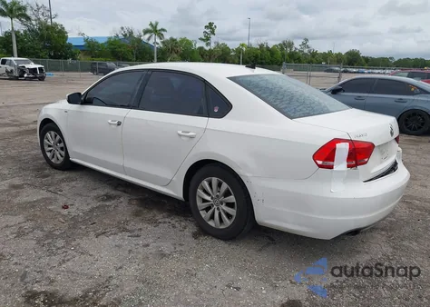 2014 Volkswagen Passat 1.8T Wolfsburg Edition из США, поврежденный, VIN 1VWAS7A34EC102646